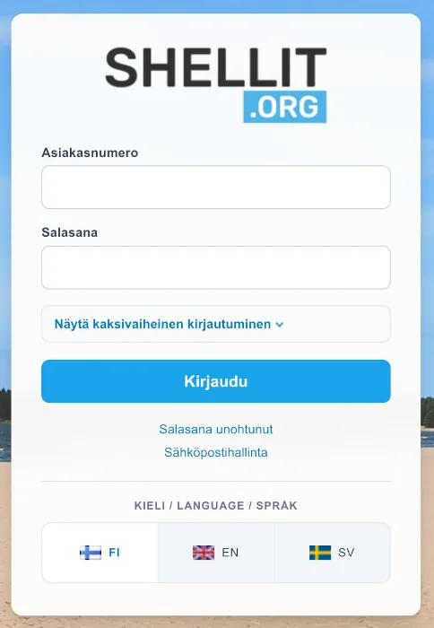 Kirjautumislomake